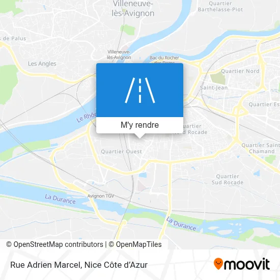 Rue Adrien Marcel plan