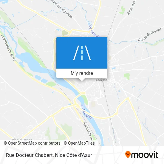 Rue Docteur Chabert plan