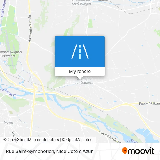 Rue Saint-Symphorien plan