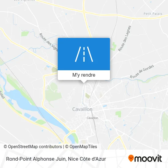 Rond-Point Alphonse Juin plan