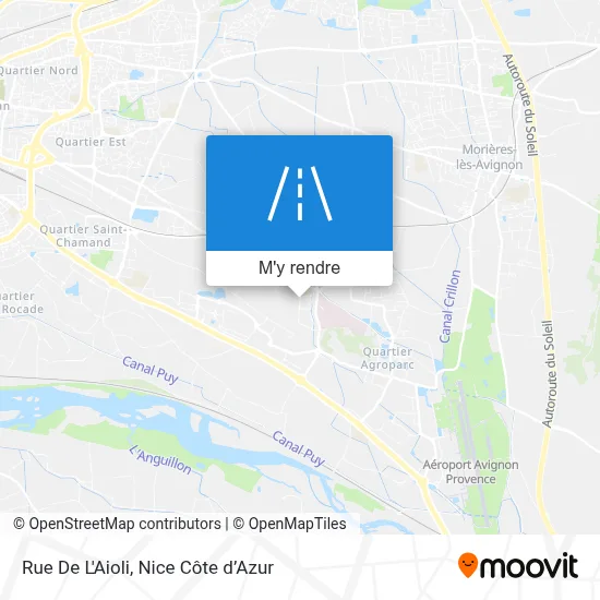 Rue De L'Aioli plan