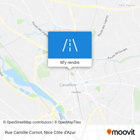 Rue Camille Cornot plan