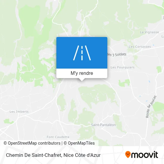 Chemin De Saint-Chafret plan
