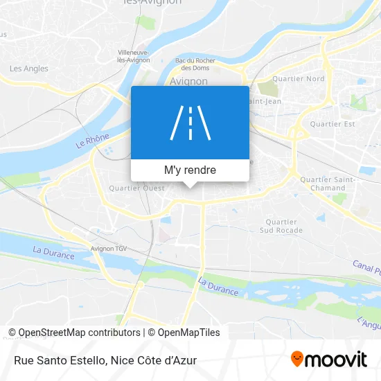 Rue Santo Estello plan