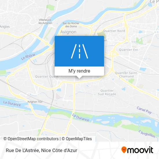 Rue De L'Astrée plan