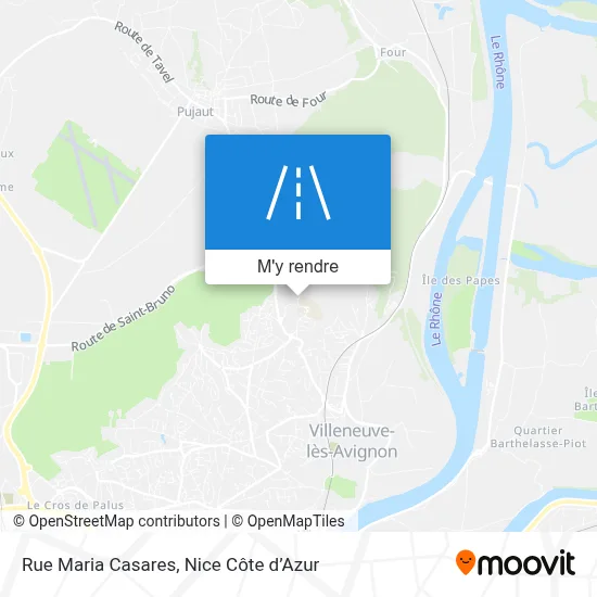 Rue Maria Casares plan