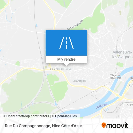 Rue Du Compagnonnage plan