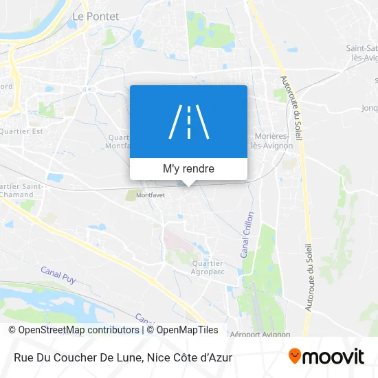 Rue Du Coucher De Lune plan