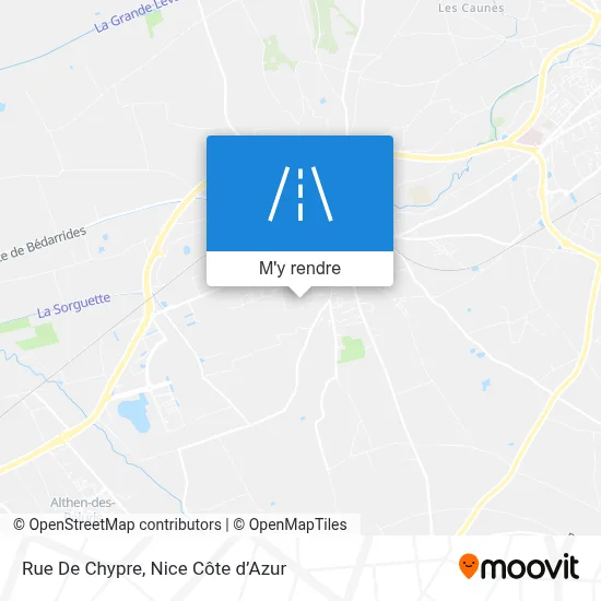 Rue De Chypre plan