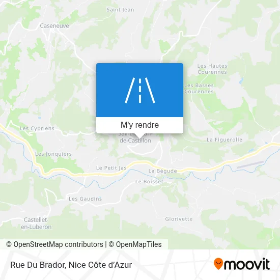 Rue Du Brador plan