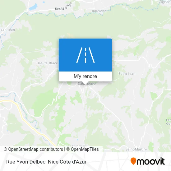 Rue Yvon Delbec plan