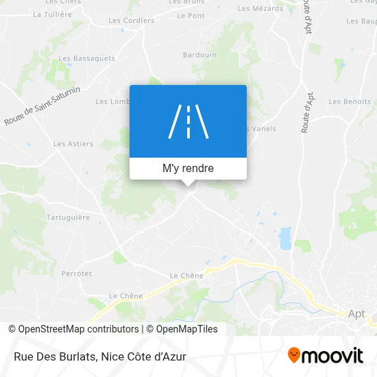 Rue Des Burlats plan