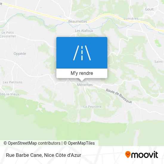 Rue Barbe Cane plan