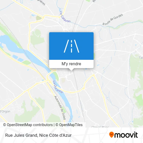 Rue Jules Grand plan