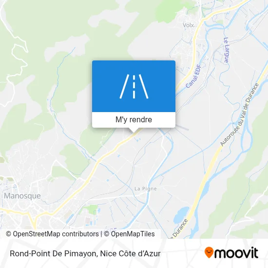 Rond-Point De Pimayon plan