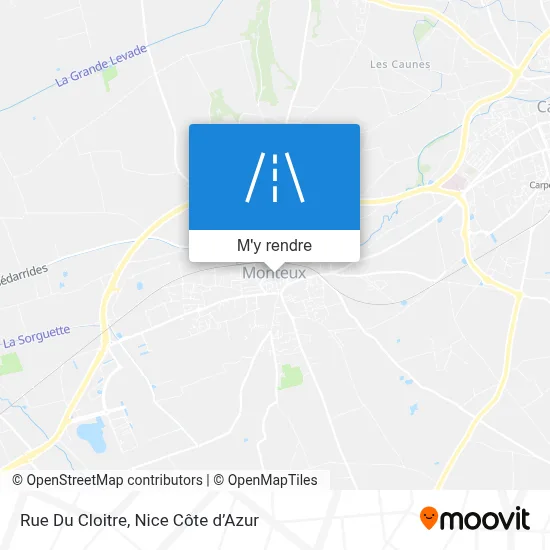 Rue Du Cloitre plan