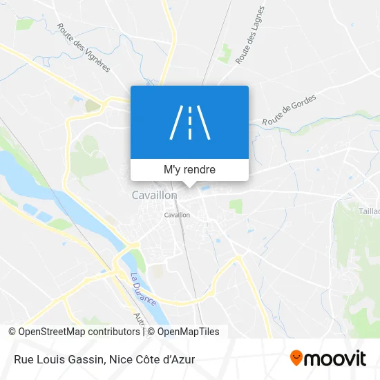 Rue Louis Gassin plan
