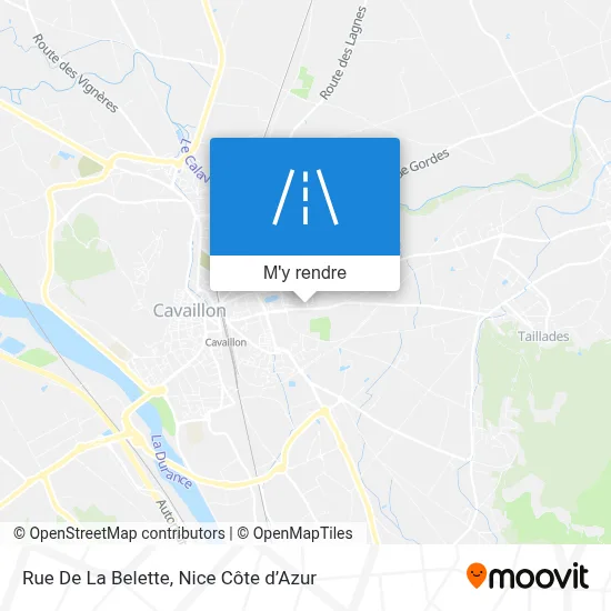 Rue De La Belette plan