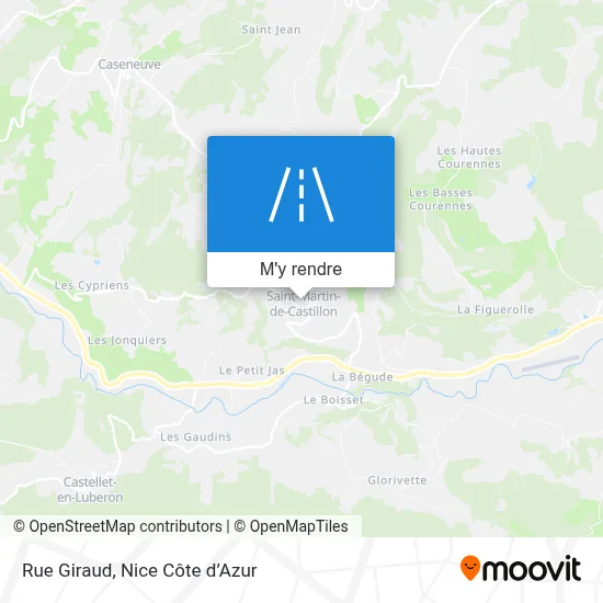 Rue Giraud plan