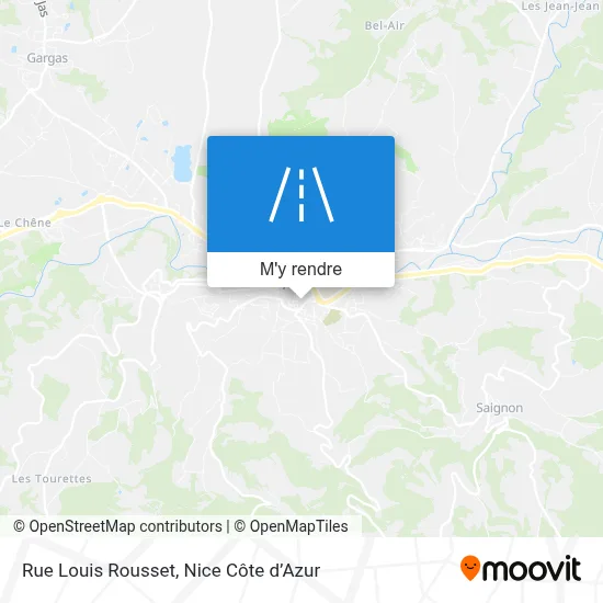 Rue Louis Rousset plan