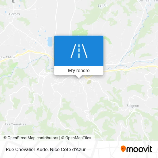 Rue Chevalier Aude plan