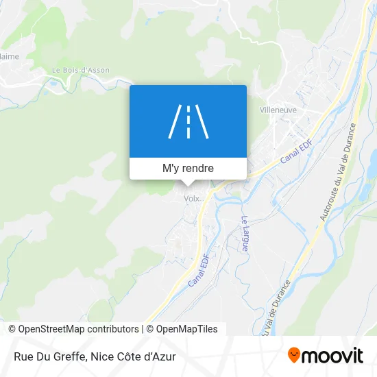 Rue Du Greffe plan