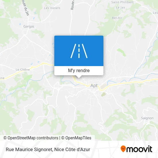 Rue Maurice Signoret plan