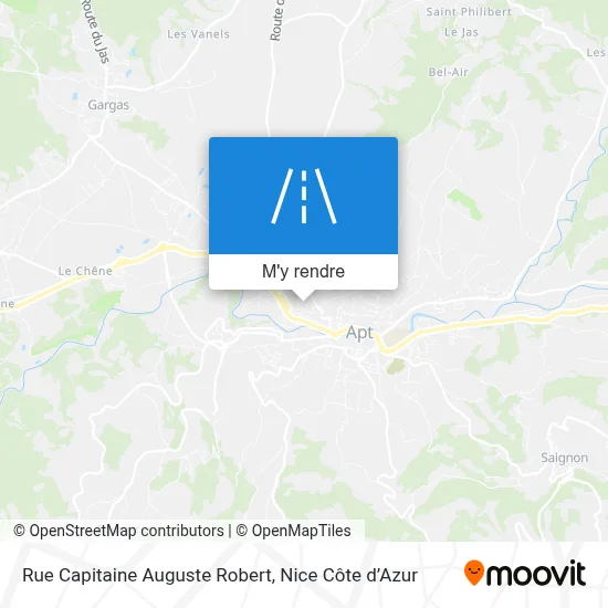 Rue Capitaine Auguste Robert plan