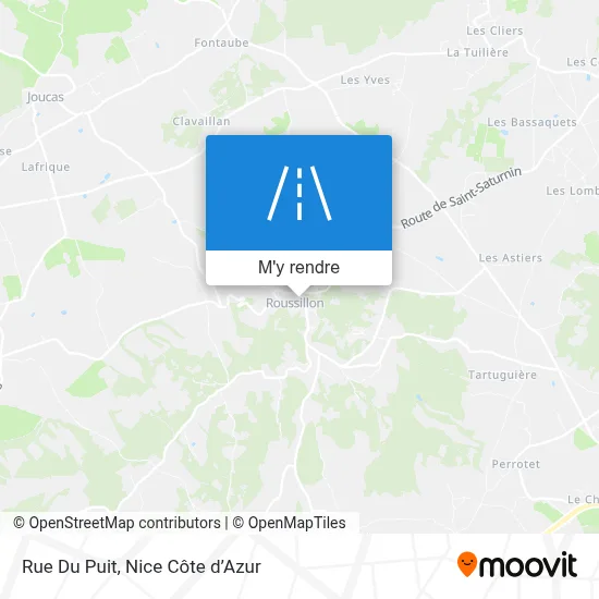 Rue Du Puit plan