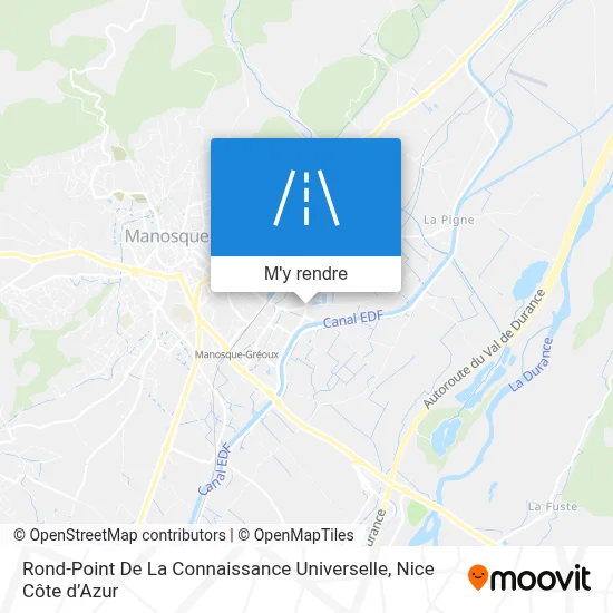 Rond-Point De La Connaissance Universelle plan