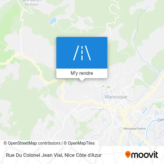 Rue Du Colonel Jean Vial plan