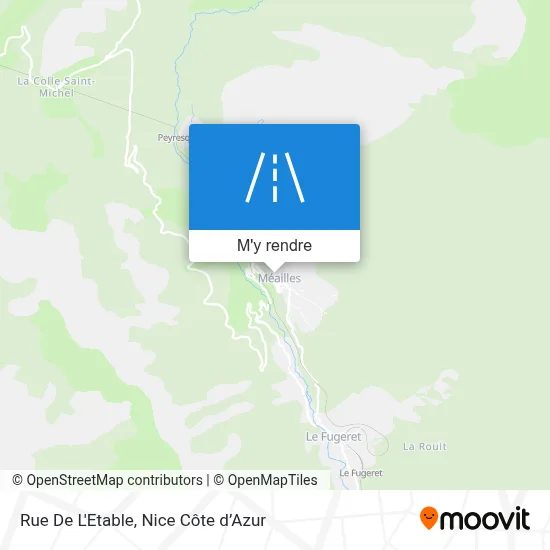 Rue De L'Etable plan