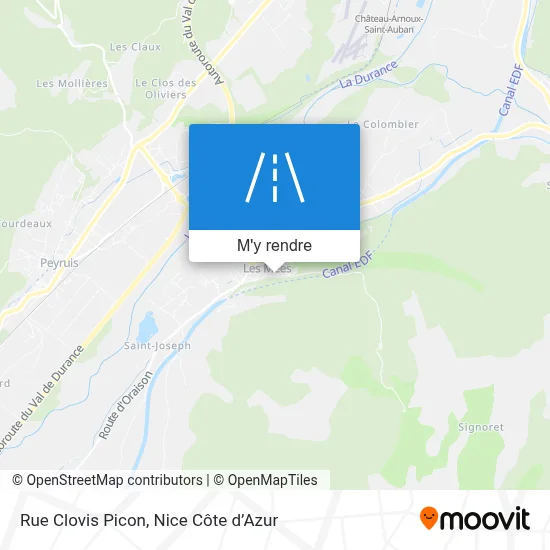 Rue Clovis Picon plan