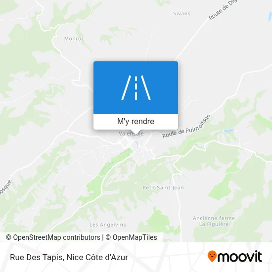 Rue Des Tapis plan