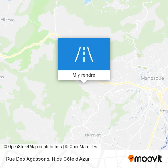 Rue Des Agassons plan