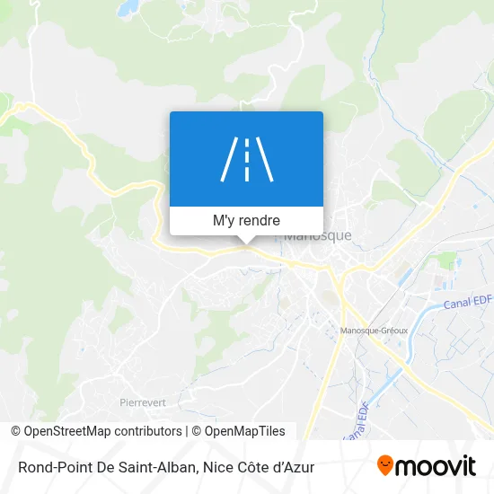 Rond-Point De Saint-Alban plan