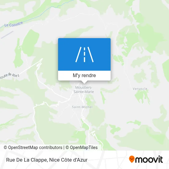 Rue De La Clappe plan