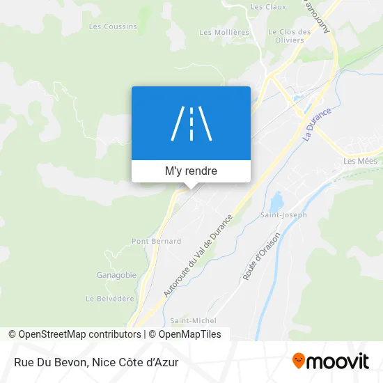 Rue Du Bevon plan