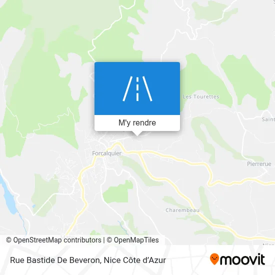 Rue Bastide De Beveron plan