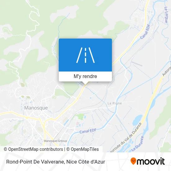 Rond-Point De Valverane plan