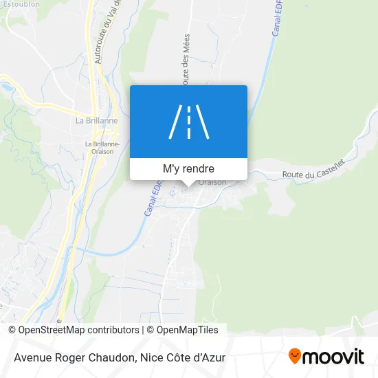 Avenue Roger Chaudon plan