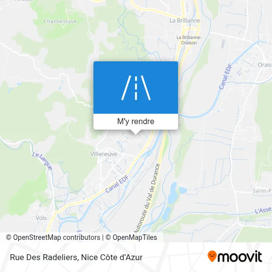 Rue Des Radeliers plan