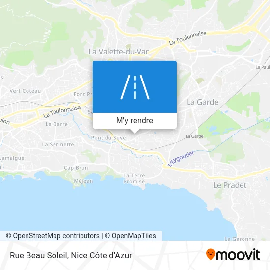 Rue Beau Soleil plan