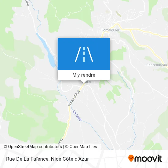 Rue De La Faïence plan