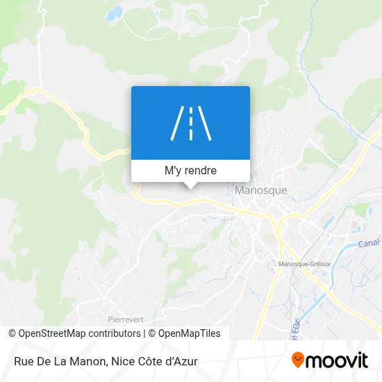Rue De La Manon plan