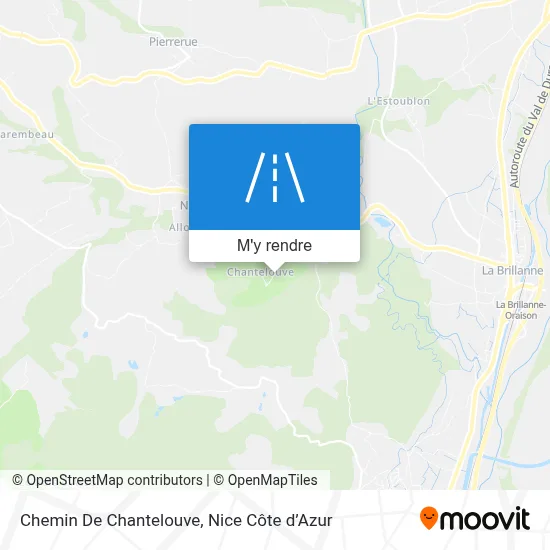 Chemin De Chantelouve plan