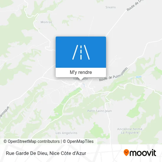 Rue Garde De Dieu plan
