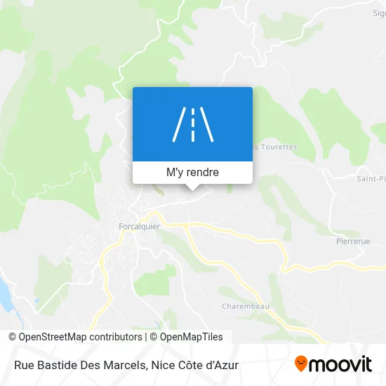 Rue Bastide Des Marcels plan