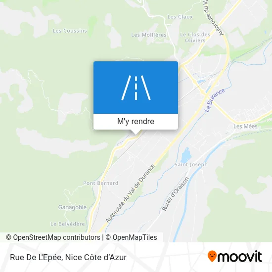 Rue De L'Epée plan