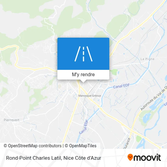Rond-Point Charles Latil plan